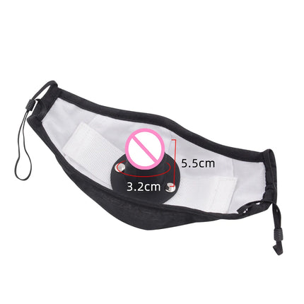 Sex Toys for Women Couples Face Mask with Detachable Dildo Silicone Mouth Plug Penis Deep Throat Adjustable BDSM Adult Supplies