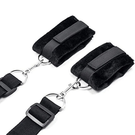 Sex Strap System Flirt Tickler Eye Blinder Bondage Gear Set Couple BDSM Bed Restraint Sex Toy Kit Adult SM Slave Sex Games Toys