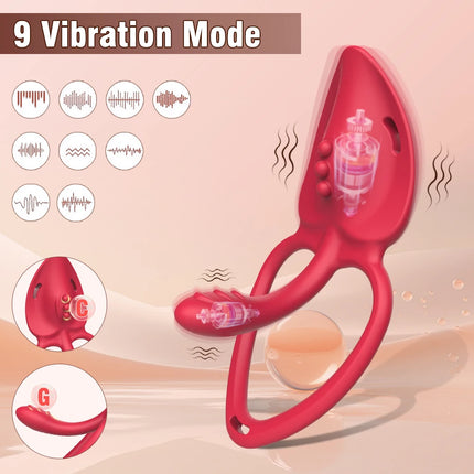 Wearable Panty Vibrator Vibrating Penis Ring Sex Toy APP Wireless Control G spot Clitoral Stimulator Adult Sex Toys for Women