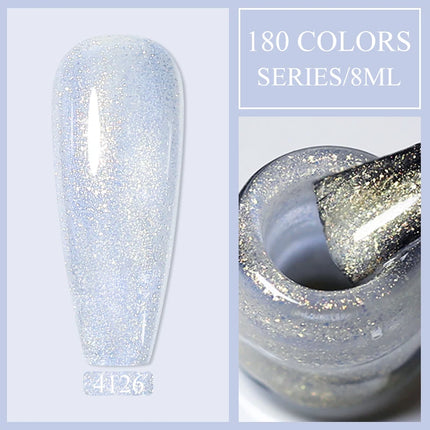 Parkson 8ml HEMA TPO FREE Color Gel Nail Polish Nude Pink Red Green Collection Nail Gel Polish Glitter Soak Off UV LED Gel