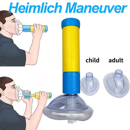 CPR Auto Heimlich First Aid Choking Rescue Device Choking Artificial Emergency Home Rescue Device Adult Children Asphyxia