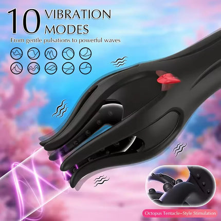 Penis Trainer Vibrator Male Portable Glans Oral Stimulator Tongue Licking Massager Delay Ejaculation Masturbator Sex Toy for Men