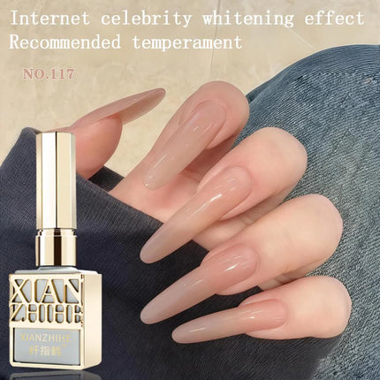 Autumn Winter Chocolate Brown Nail Polish Gel Maillard Caramel Color Gel Nail Supplies for Professional Nail Art DIY Nail Salon