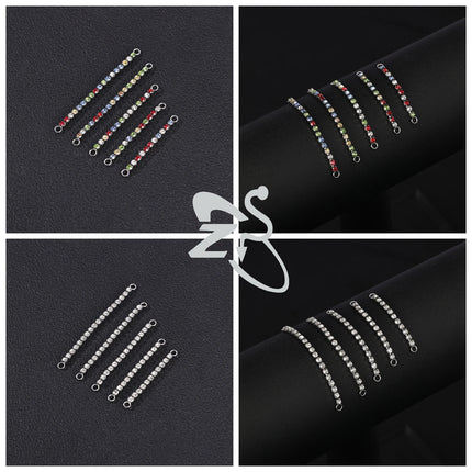 ZS 1 Piece Stainless Steel Nose Chain 32MM-50MM Bridge Piercing Sharp Cone Tassel Dangle Nostril Piercings Jewellery Accessories