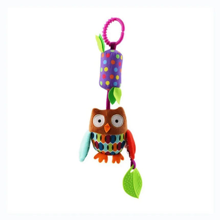 New Baby Rattles Mobiles Cartoon Animal Infant Toddler Toys Stroller Bed Hanging Crib Hanging Bell Plush Toys for 0-12months