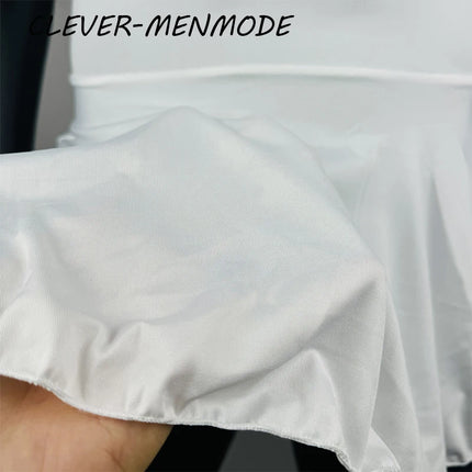 Sexy Suspender Open Back Nightdresses Slip Dress Pajamas Mini Sexy Short Dresses Crossdresser Erotic Costume Homewear