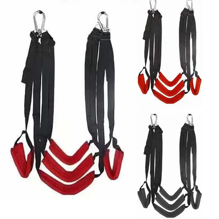 Sex Swing – BDSM Furniture for Couples, Hanging Design with Secure Restraints, Adult Bondage Toy for Private Intimate Games