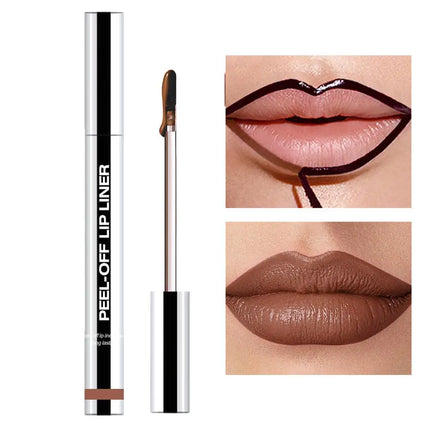 Peel Off Lip Liner Matte Lip Liner Peel Off Lipgloss Waterproof Velvet Lipline Red Brown Not Easy Fade Lipstick Cosmetic