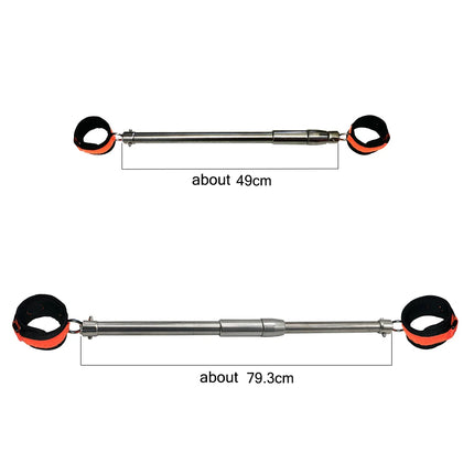 Open Leg Ankle Cuffs BDSM Bondage Adjustable Length Restraint Erotic Sex Toys for Women Sex Game Adult Position Bondage