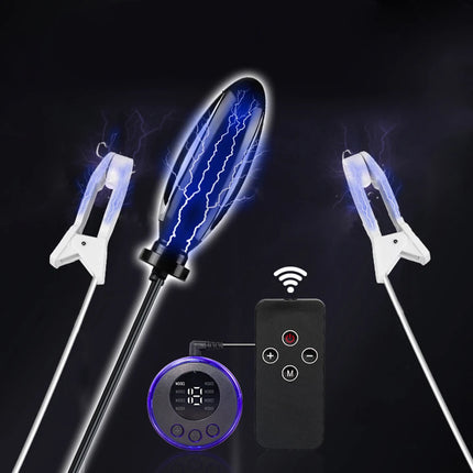 Electric Shock Sex Toys Bdsm Double Penetration Anal Plug Vibration Machine Fetish Nipple Clamp Tool Sexy Shoping Adult Porn 18+