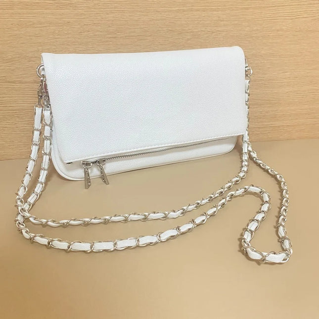 PU Leather Crossbody Bag Women 2025 - Retro Envelope Shoulder Bag / Sac Bandoulière Femme Cuir PU 2025 - Rétro Enveloppe