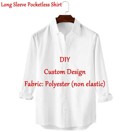 Customized Men's Shirts Summer Hawaiian Short Sleeve Women 3D Custom Design Tops T-shirt Factory Outlet Long Sleeve Shirt