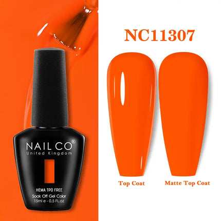 NAILCO 15ml Red Color Series Gel Varnish Coffee Gel Nail Polish Maximalism Reddish Gellak Design Brown Lacquer Nail Art Manicure