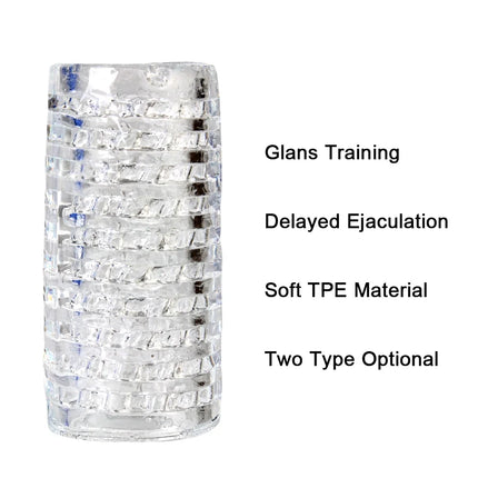 Penis Delay Training Masturbator Cup | Stamina Exerciser for Men | Reusable Silicone Adult Toy