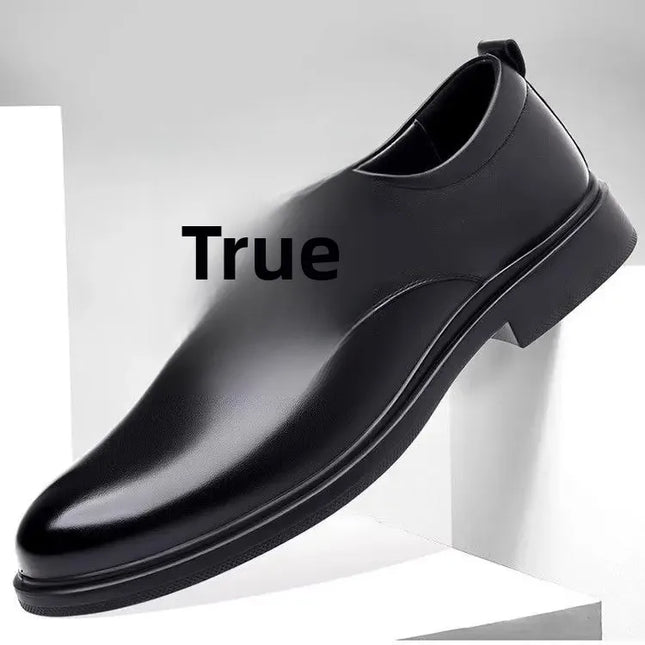 Soft Leather Casual Wedding Shoes for Men New Style Business Formal Breathable Autumn British Korean Version Pointed Toe Groom S
