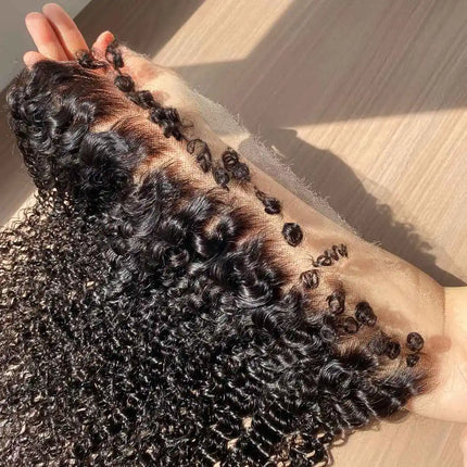 4C kinky Edge SKINLIKE HD Lace Kinky Curly 6x6 13x6 HD Lace Closure Only Virgin Human Hair Melt Skin 5x5 13x4 HD Lace Frontal