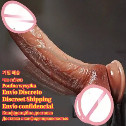 Super Realistic Long Dildo Anal Plug with Suction Cup Big Penis Butt Plug Long Dick Sex Toys for Women Men Phallus Anal Dilator