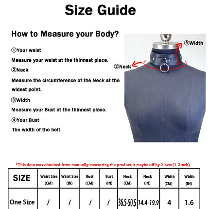 Women Fashion Sexy PU Leather Collar Bdsm Bondage Punk Collar Street Style Fetish Erotic Nightclub Clothing Accessories