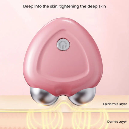 Microcurrent Face Lift Device Roller Mini Face Slimming Massager Portable EMS Delicate Contour Lifting Firming Facial Skin Gift
