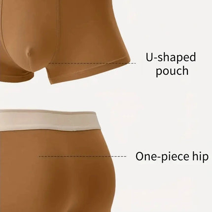 3pcs Men Panties Cotton BoxerShorts Man Underwear Mens Boxers Breathable U Convex Male Underpants Sexy Trunks