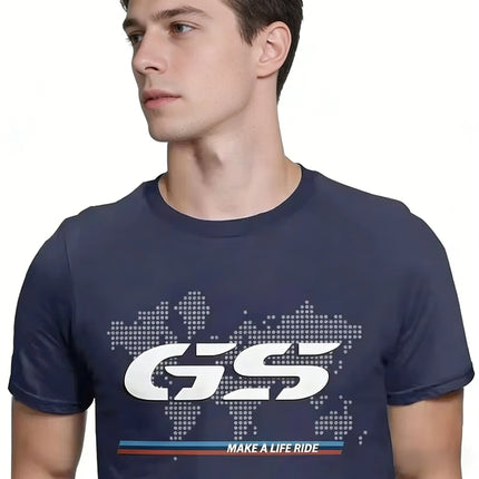 2026 Summer New Cotton T-Shirt For BMW Fans Motorrad R1250GS Motorcycle Men Hip Hop Streetwear Unisex Tops oversized t shirt