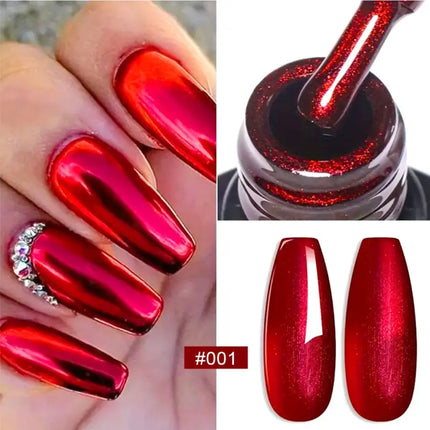 QAZIXU 48 Colors 10ml Red Black White Gel Nail Polish Manicure Semi Permanent Soak Off UV Nail Art Varnish Nail Supplies