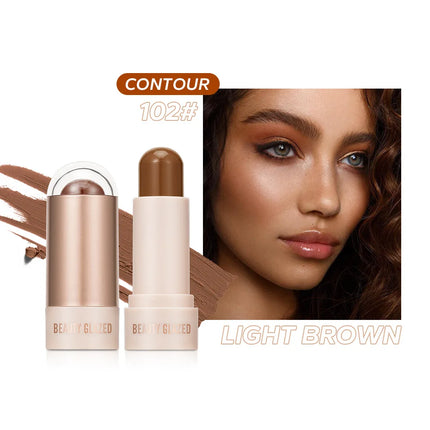 BEAUTY GLAZED multi-colour matte highlight blush stick glazed non-stick glass delicate and supple multi effect makeup