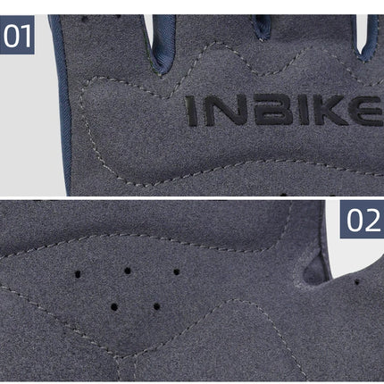 INBIKE 2024 Cycling Gloves Gel Padded for Men Autumn Winter Fleece Road Bike Gloves MTB Full Finger Touchscreen Bike Accessories