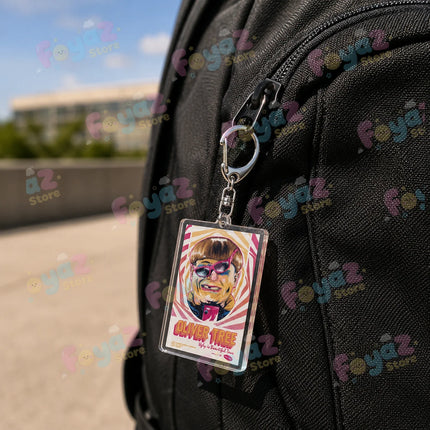 Singer Oliver Tree Keychain for Accessories Bag Charm Ugly Is Beautiful Boy Music Key Chain Ring Jewelry Friends Gifts