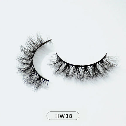 Dropshipping Wholesale Natural Wispy 3d Mink False Lashes Makeup Mink Fake Eyelashes With Soft Band Make-up For Women