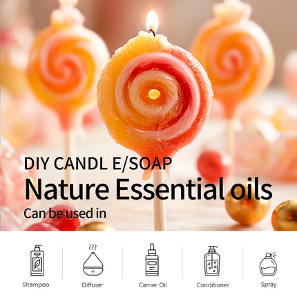 18 typle Gourmet Essential Oils Perfumes Fragrance Is Long-Lasting For Skin、Diffusers、Candles Making Gifts For Women