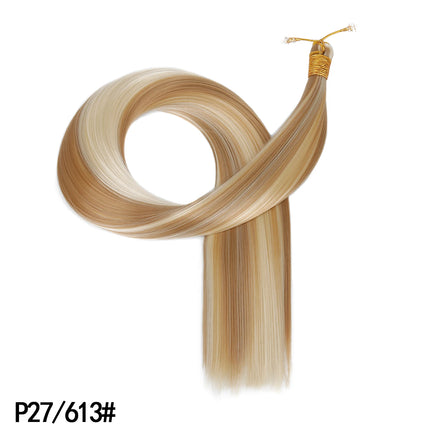 30inch Straight Hair Extensions 150g Bone Straight Braiding Hair Soft Synthetic Bundles Crochet Braids Hair Bundles for Braiding