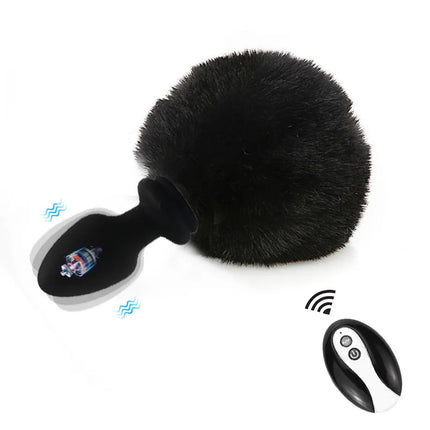 Multi Silicone Small Bunny Tail Butt Plug Furry Beginner Sex Toy Indeed Explore Ass Doggy Play Women stimulate Cosplay Lots