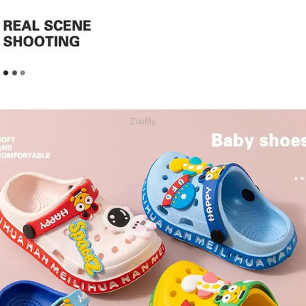 New Children Kids Baby Boys Girls Mules Clogs Summer Soft Sole Garden Beach Slippers Sandals Cave Hole Baby Shoes for Boys Girls