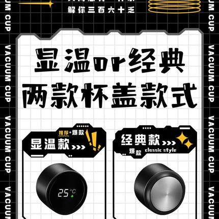 500ml Neon Genesis Evangelion Cute Anime Peripheral Insulated Water Bottle Creative 304 Stainless Steel Thermos Cup Student Gift