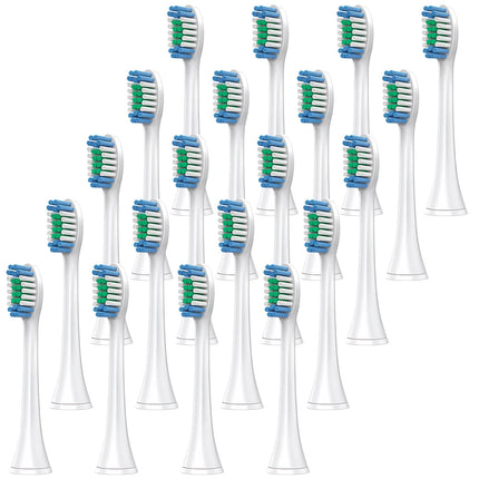 4/8/12/20x Compatible with Philips Sonicare Electric Toothbrush Snap-on Replacement Brush Heads, for 4100/1100/5300/6100/5900