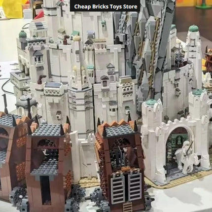 Dispaly Model The City Capital Minas Tirith Home Decor Adults Gifts DIY Bricks Building Blocks Cheapest 2026 Suitable 8278pcs