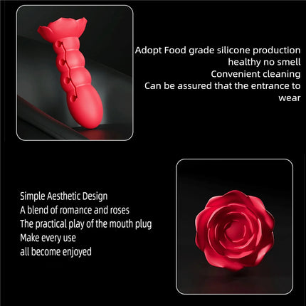 Mouth Gag Mouth Ball Non-Toxic Silicone Material Adult Sex Toys Suitable For Couples Bdsm Foreplay Bundled Flirting Props Train
