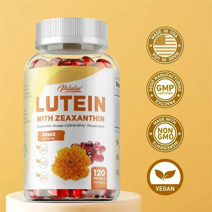 Lutein & Zeaxanthin - Anti-oxidation, Maintain Eye & Vision Health,  Supports Eye Strain, Dry Eyes