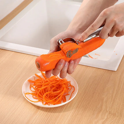 1pc Kitchen Vegetables Fruit Peeler Vegetable Slicer High Quality Stainless Steel Potato Cucumber Carrot Grater Julienne Peeler