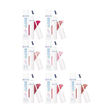 Moisturizing Tear off Lip Gloss Waterproof Long-Lasting Anti-Drying Peel Liquid Lipstick Pink Tint Natural Tearable Lips Glaze