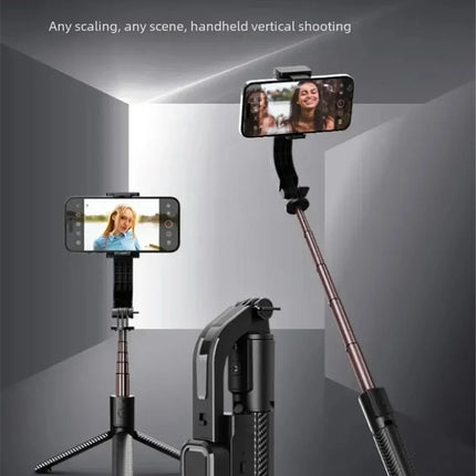 FGCLSY Bluetooth Handheld Gimbal Stabilizer Mobile Phone Selfie Stick Aluminum Alloy Adjustable Tripod for Smartphone Live