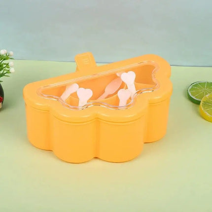 Creative 6 In 1 Cloud-shaped Seasoning Jar Household Moisture-proof Spice Rack Outdoor Camping Seasoning Bottle Kitchen Gadget