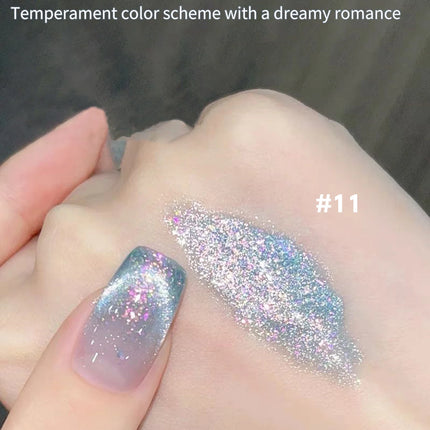 MIANEL 12ML 2026 New Tyndall Cat Eye Gel Nail Polish Flash Whitening Small Light Bulb Crystal Nail Polish Pink Nails 1-5pcs