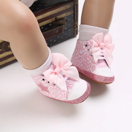 Spring and Autumn Pink Series Hot Selling Children's Shoes Baby Shoes Soft soled Anti slip Baby Shoes Newborn Baby Step Shoes