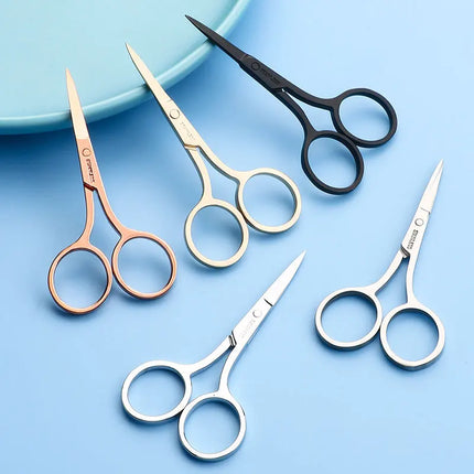 Mini Scissor Multifunctional Makeup Eyebrow Eyelash Trimmer Facial Hair Remover Scissor Embroidery Needlework Sewing Scissors