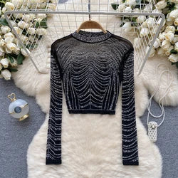 Women's Slim Fit Printed Tank Top Knot Back Design Versatile Strapless Top Commute Style Summer Collection