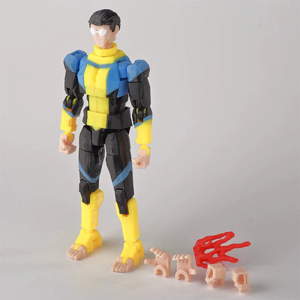 3D Printed Dummy 13 Invincible Boy Titan Model Multi-jointed Movable Action Figure Desktop Ornament Animation Model For Kids Fan