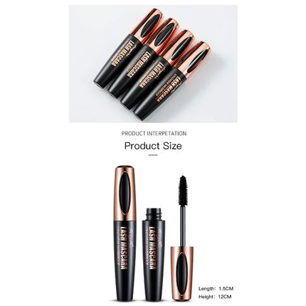 Waterproof Anti-sweat Mascara Lengthens Eyelashes Extension Black Thick Eye Lashes Makeup Cosmetic Makeup Brushes Eye
