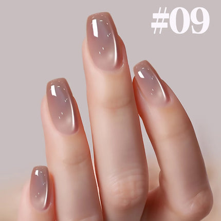 ZH Autumn And Winter Nails Toe Selling Whitening Glass Bead Cat Eye Gel Nail Polish Black Nails Nail Art Grey Cat Eye Nail Glue